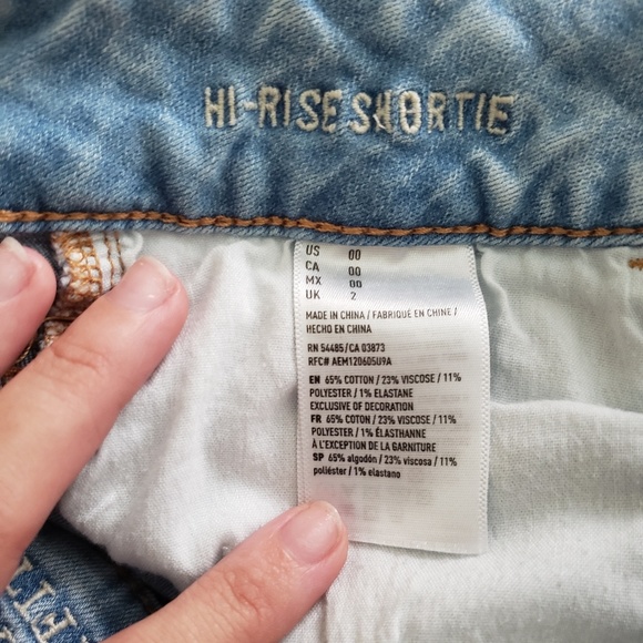 00 High Waist AE Shorts - Picture 3 of 3